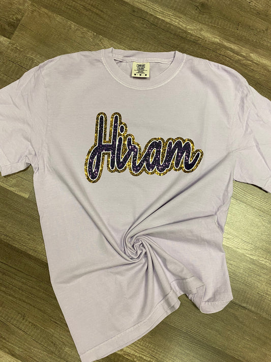 Hiram Faux Glitter Tee