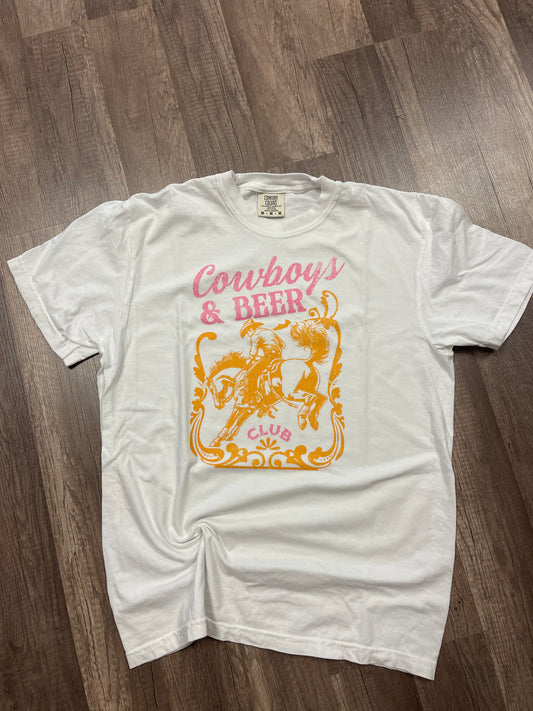 Cowboys & Beer Club tee