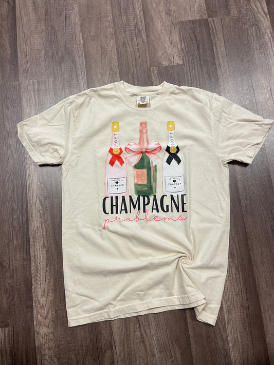 Champagne problems tee