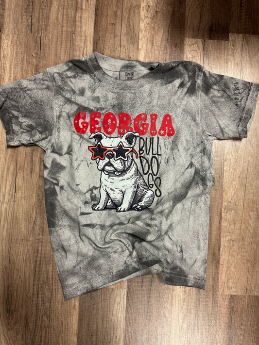 Georgia Bulldogs Star Sunglasses Youth Tee