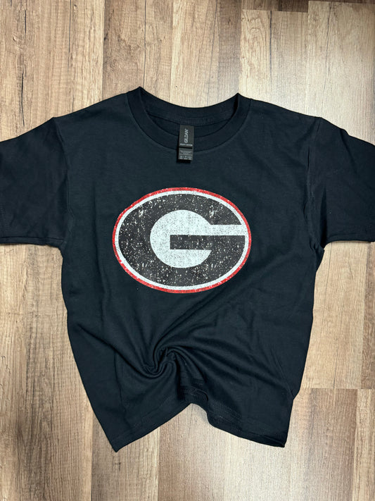 Georgia G Faux Glitter Youth Tee