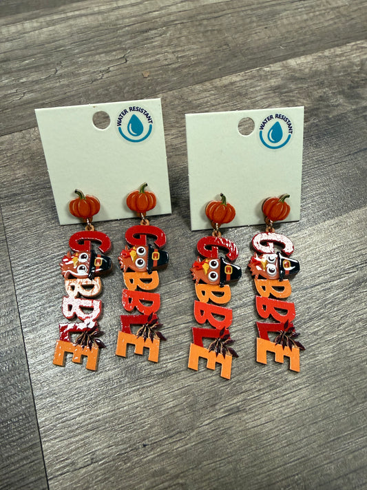 Gobble Gobble Dangle Earrings