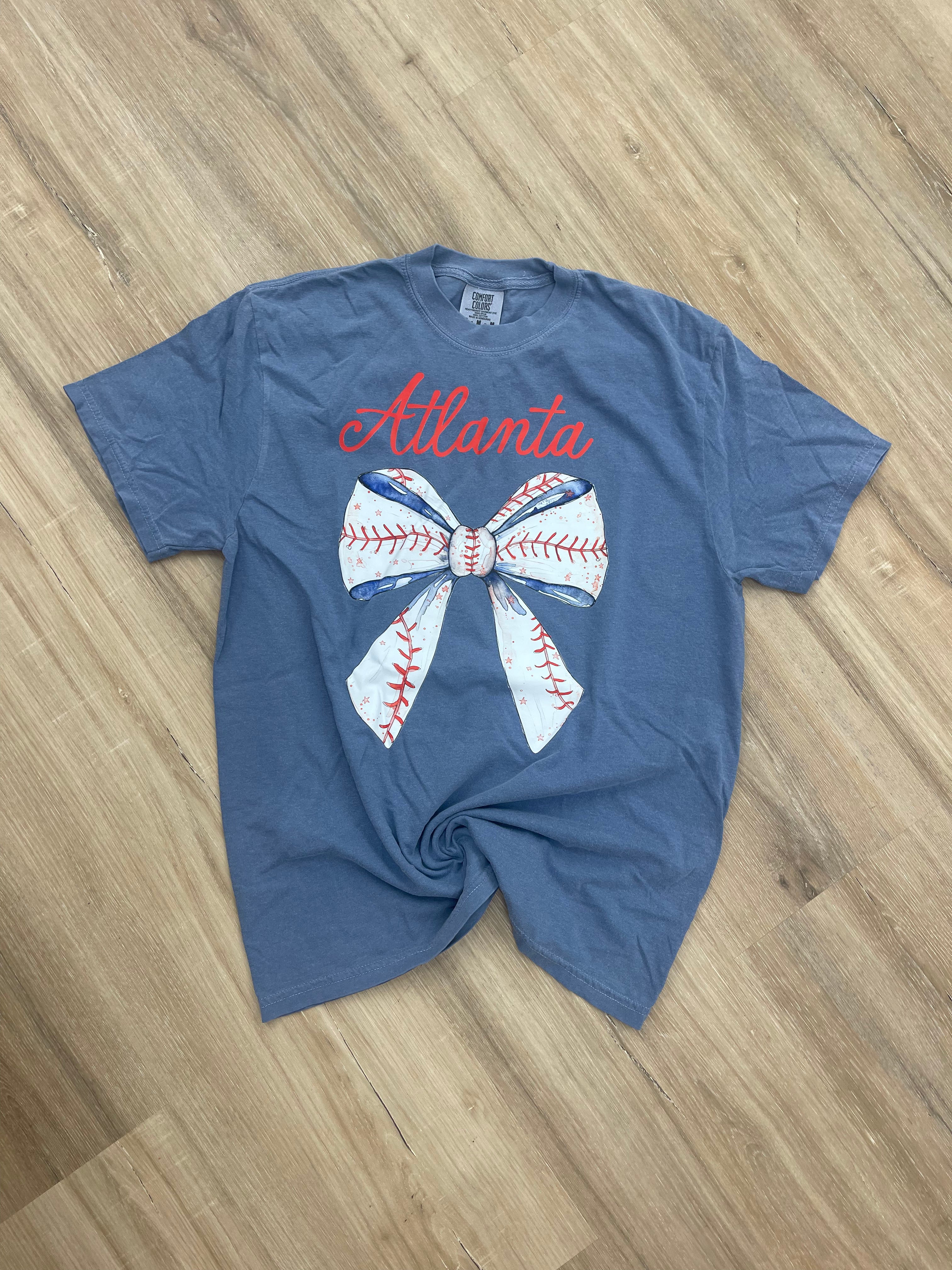 Atlanta Bow Baseball Tee