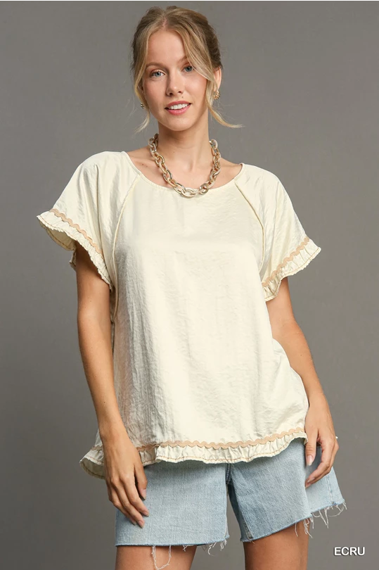 Scoop Neck High Low Top