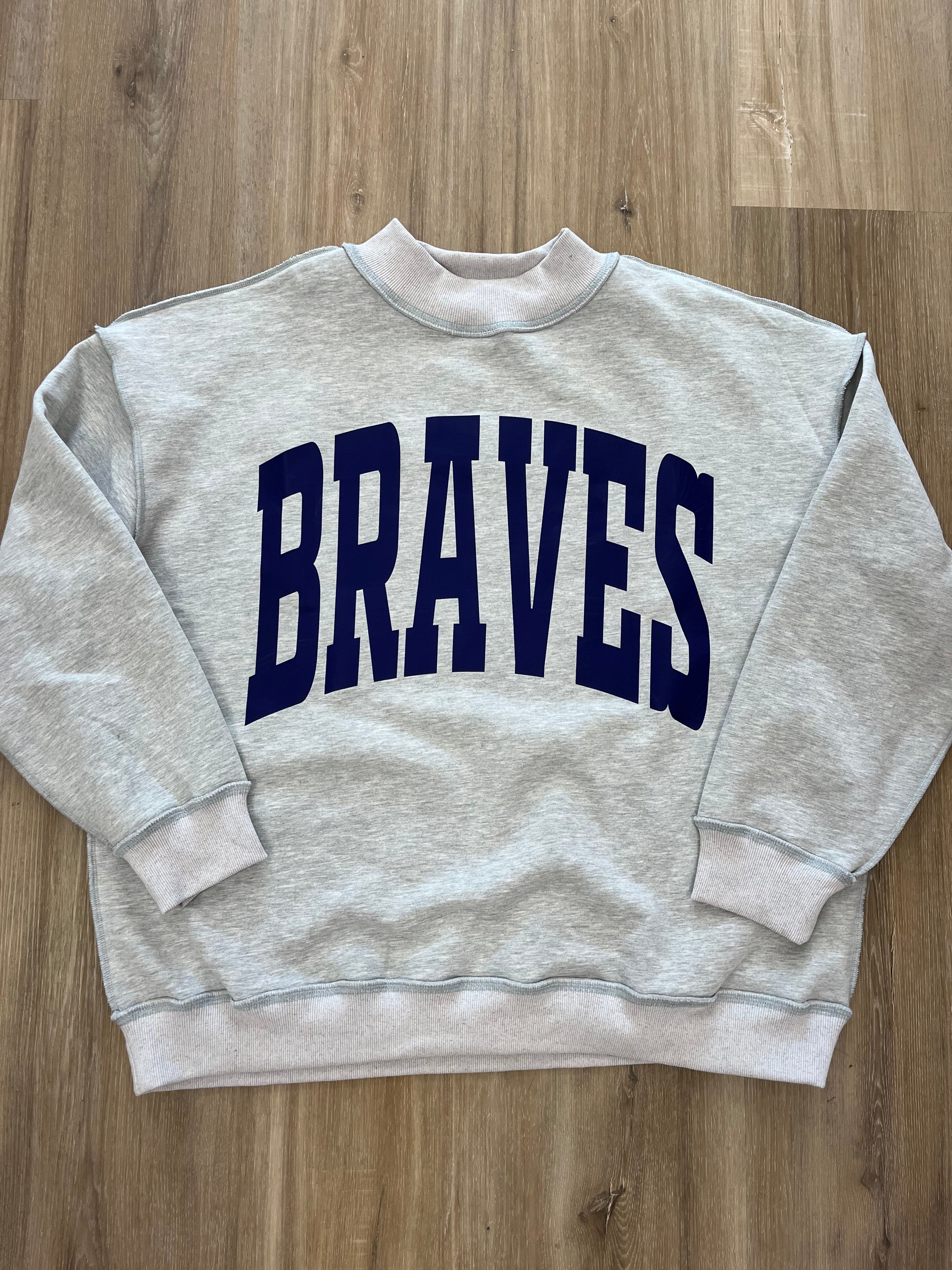 BRAVES Reversible Mockneck