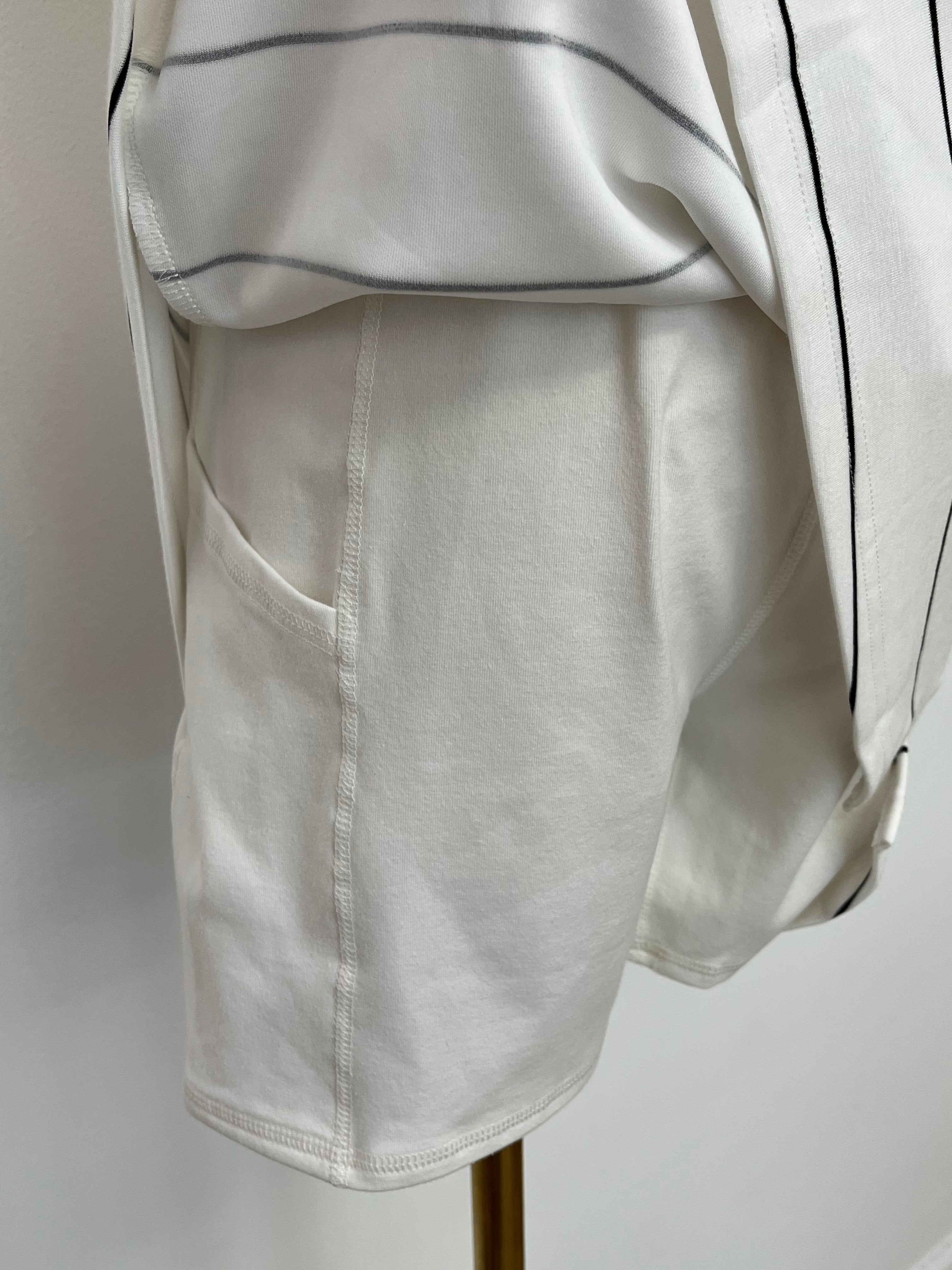 Modal Cream/ Black Stripe Skort
