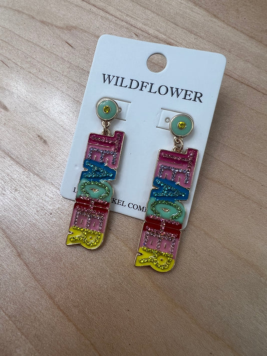 Colorful Teacher Earrings