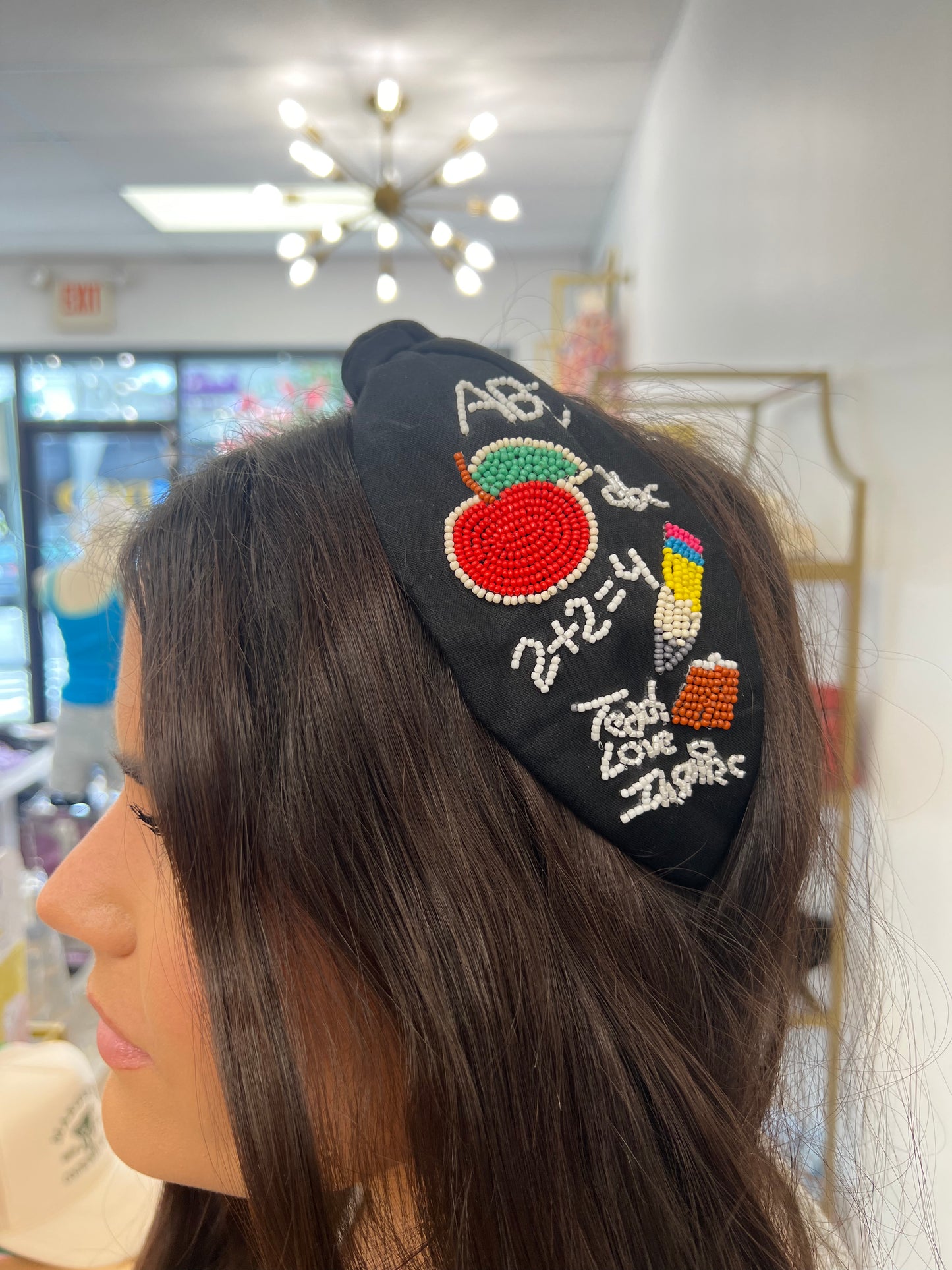 Black ABC Teach Headband