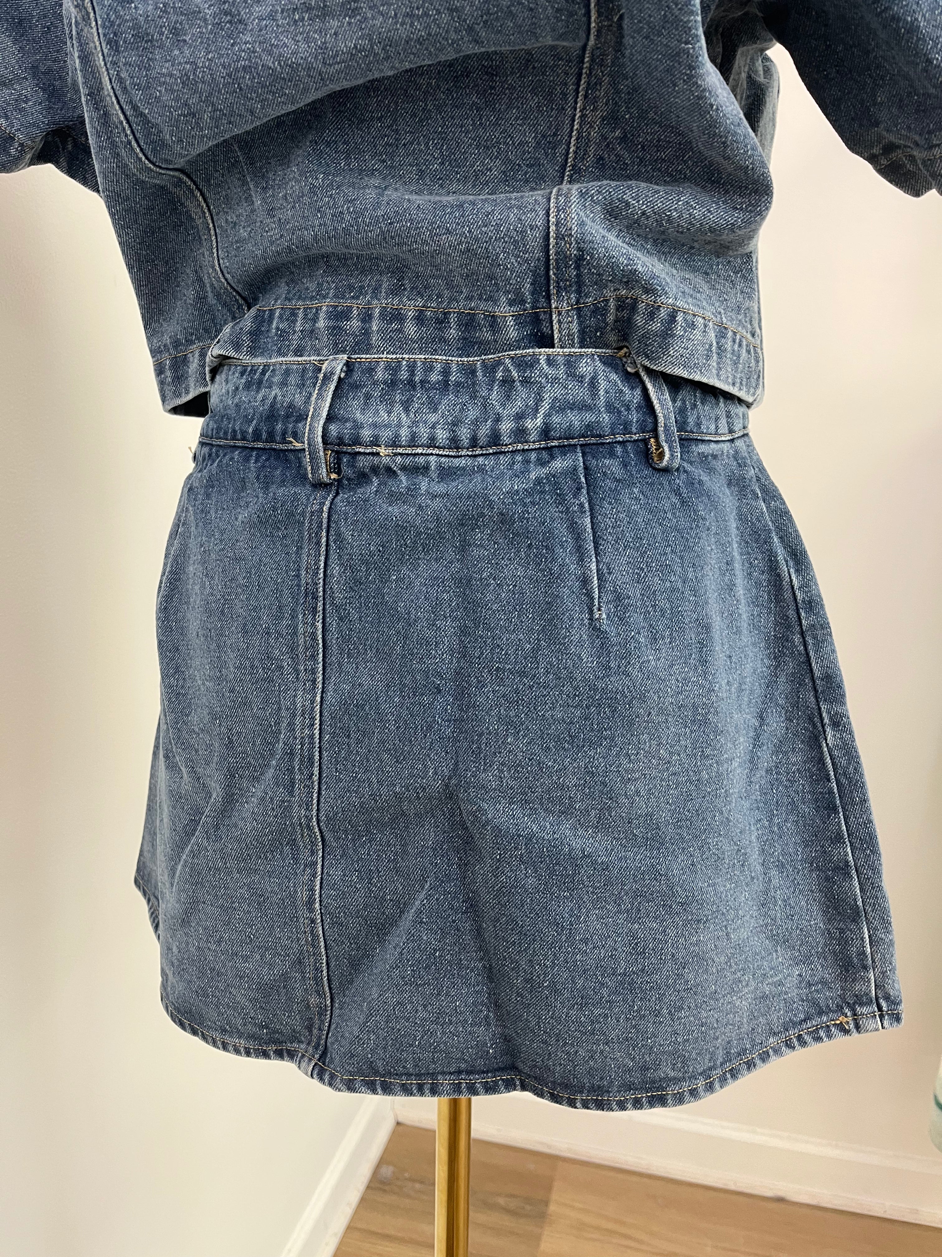 Everyday Classic Denim Skort