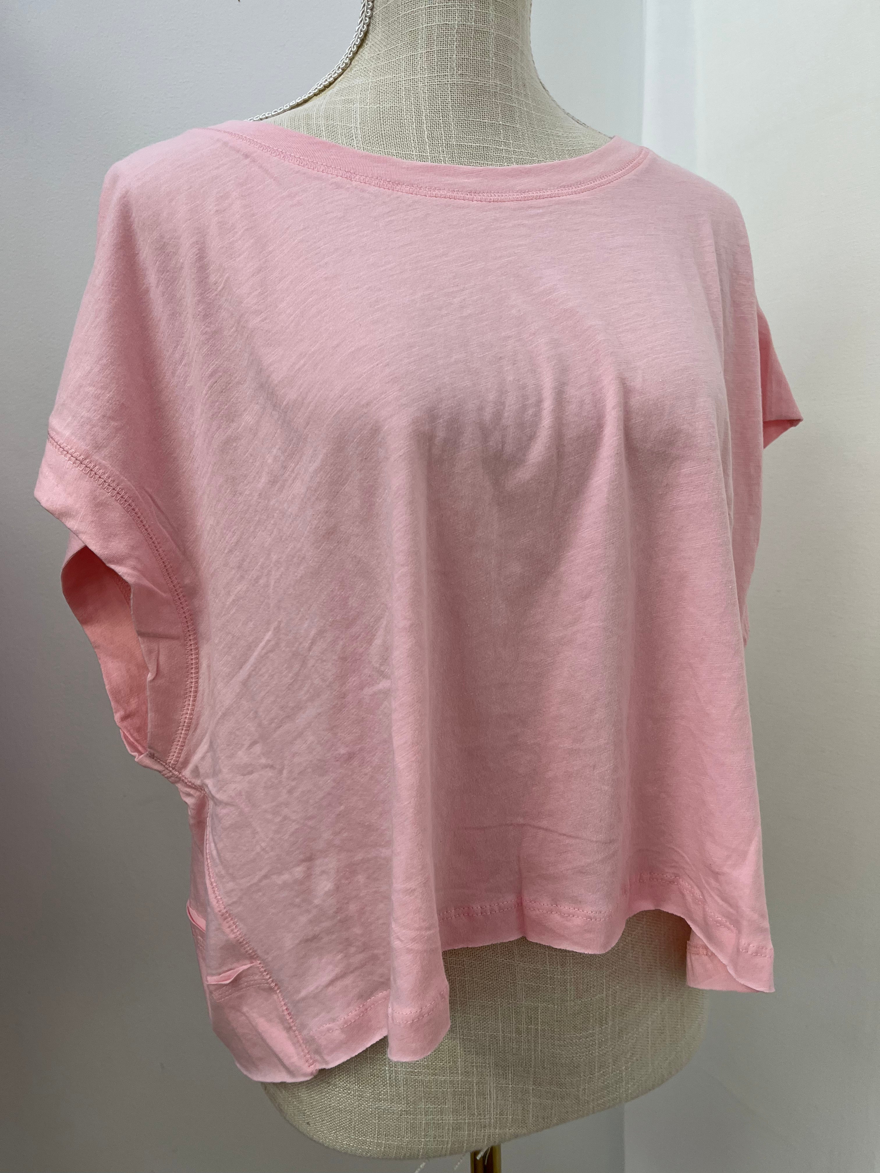 Cotton Slub Open Back Top