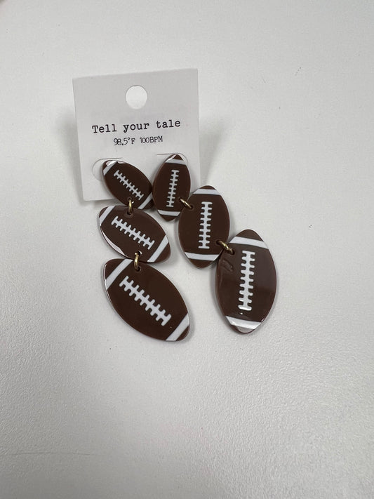 Stacked Football Dangles