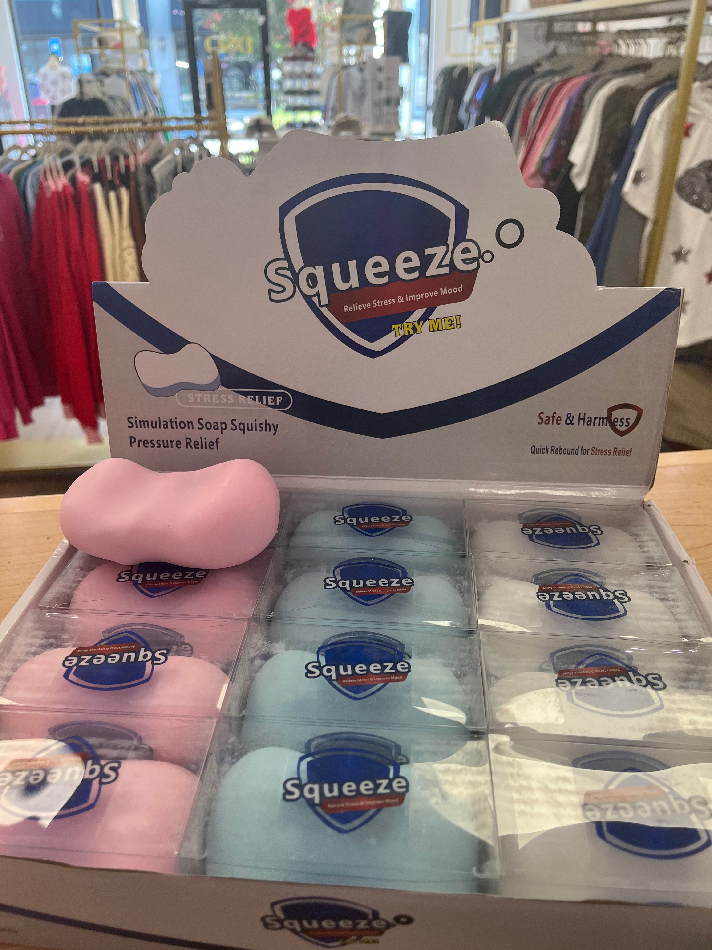 Soap Bar Squishy Sensory ASMR crunch toy