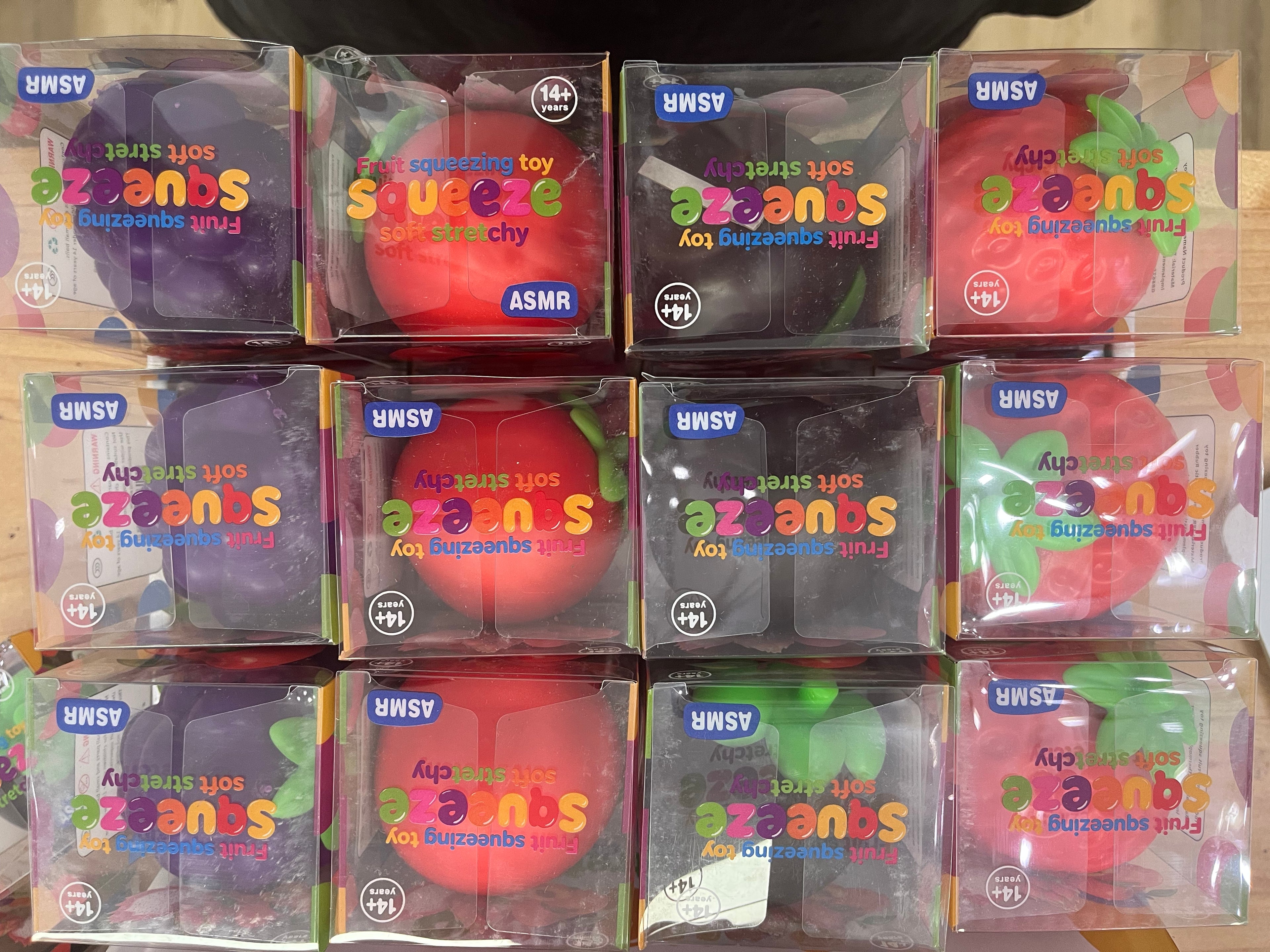 Assorted Mini Fruit ASMR sensory squishy toy
