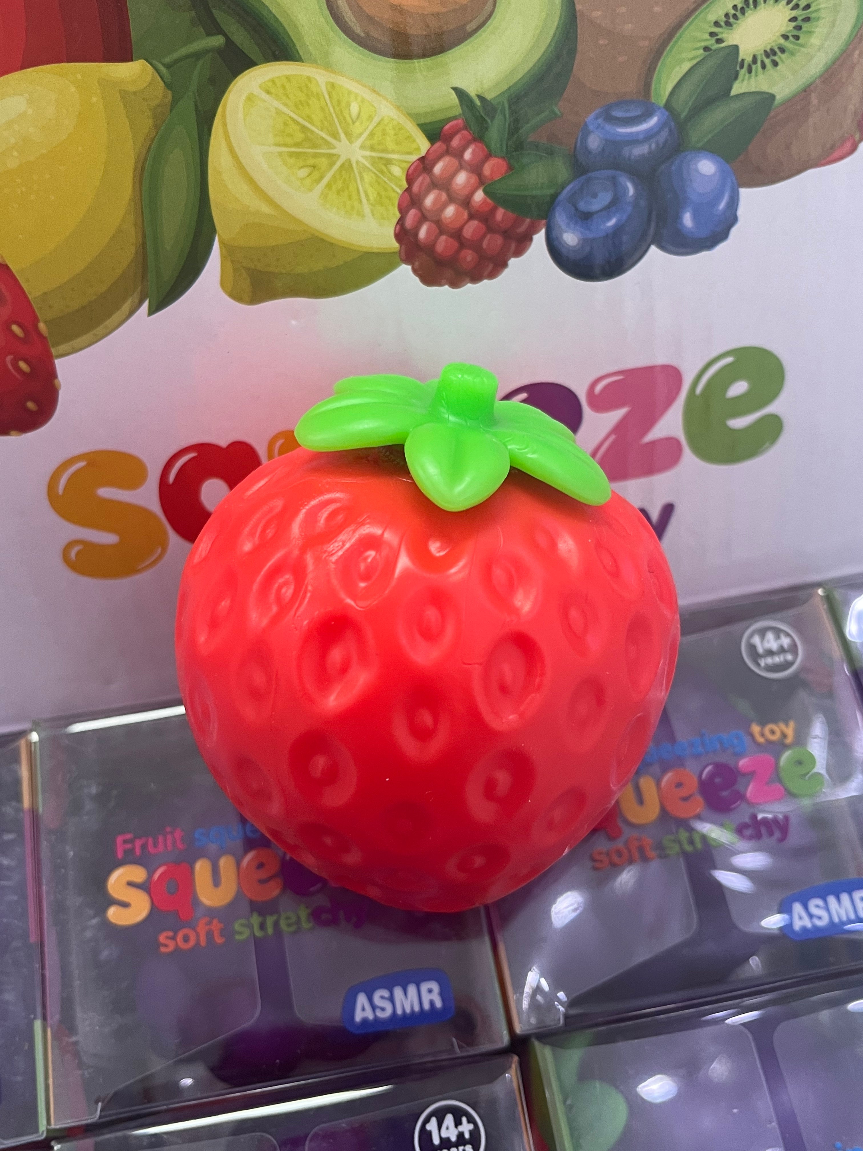Assorted Mini Fruit ASMR sensory squishy toy