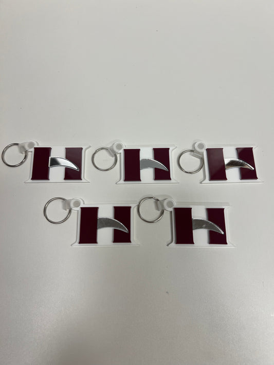 Hilgrove Hawks Keychain