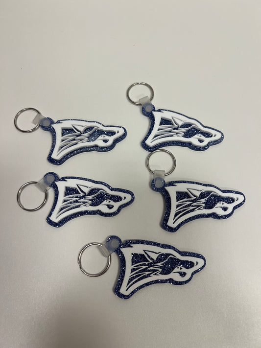 North Paulding Wolfpack Keychain