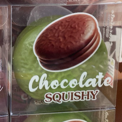 Crunchy chocolate asmr squishy