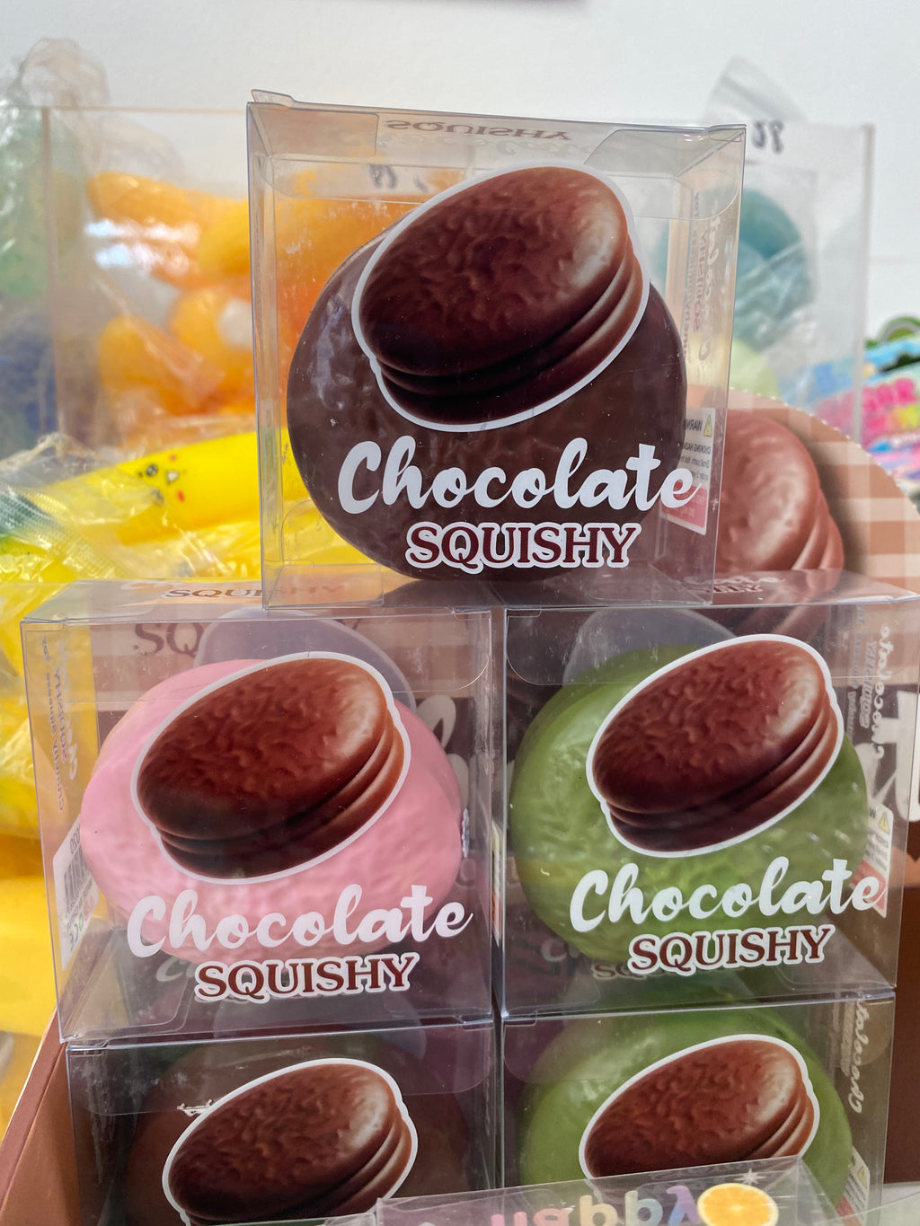 Crunchy chocolate asmr squishy