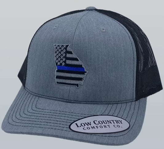 Georgia Blue Line Heather/Black Hat