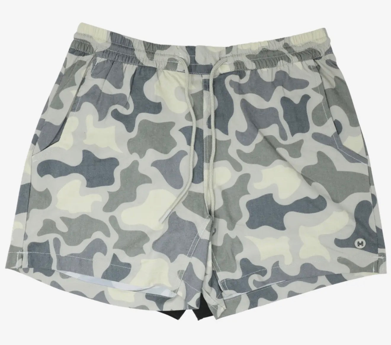 Mad Hatter Camo Volley Shorts- Moss