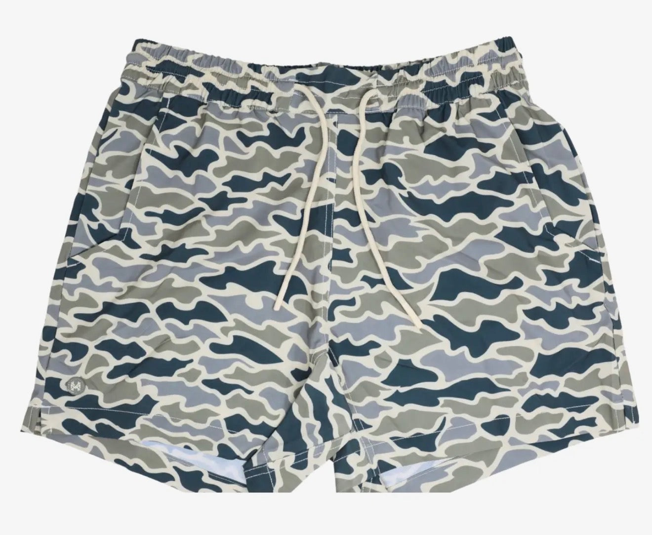 Mad Hatter Camo Volley Shorts- Marsh Camo