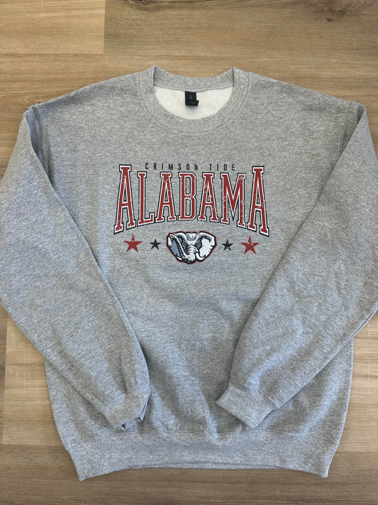 Alabama Varsity Stars Crewneck