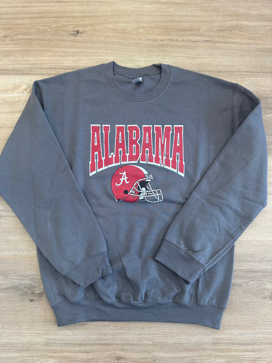 Alabama Varsity Helmet Crewneck