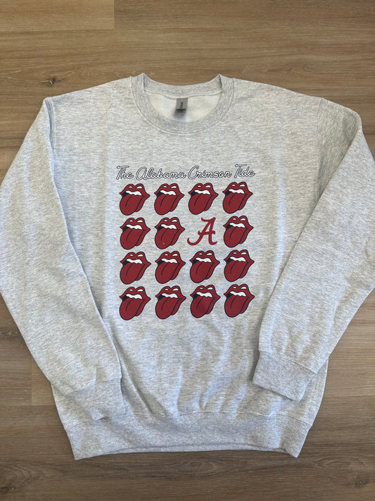 Crimson Tide x Rolling Stones Crewneck