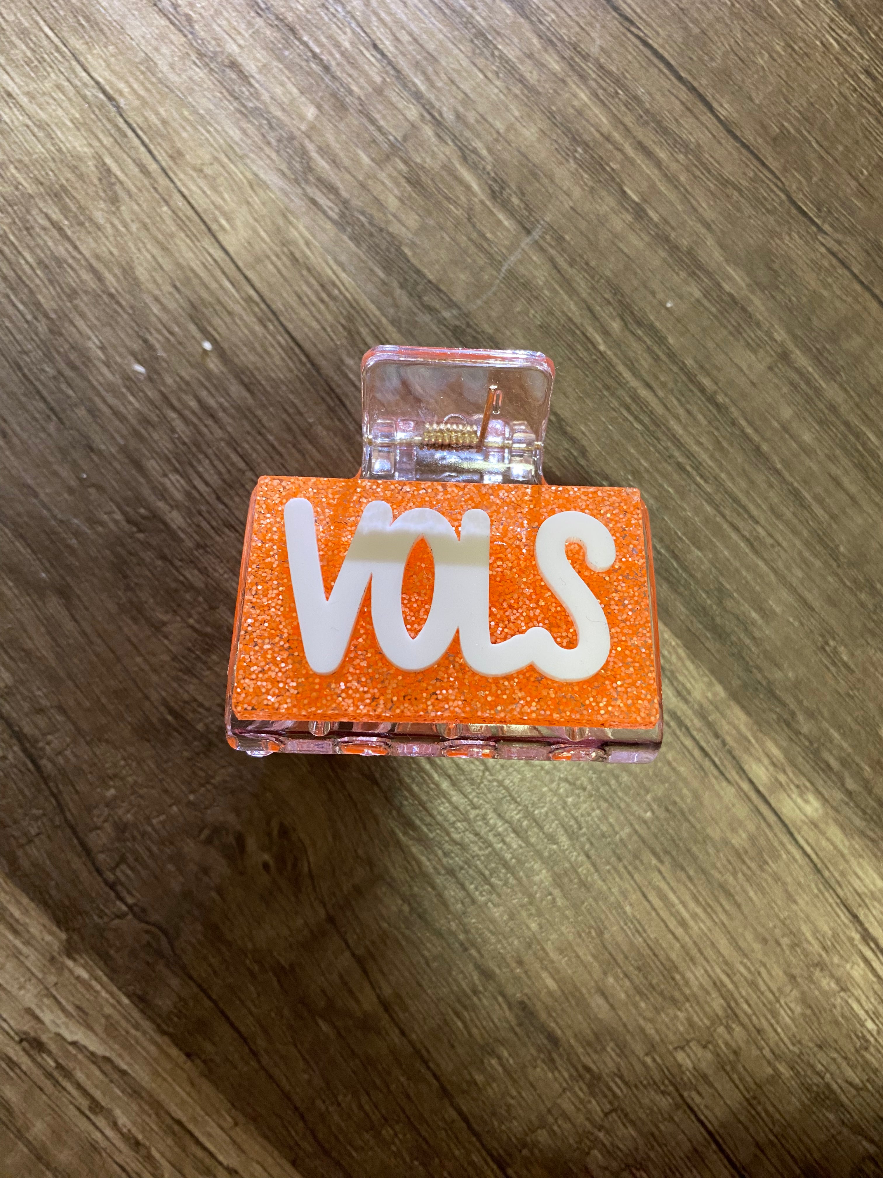 Tennessee Vols Small Glitter Hair Clip