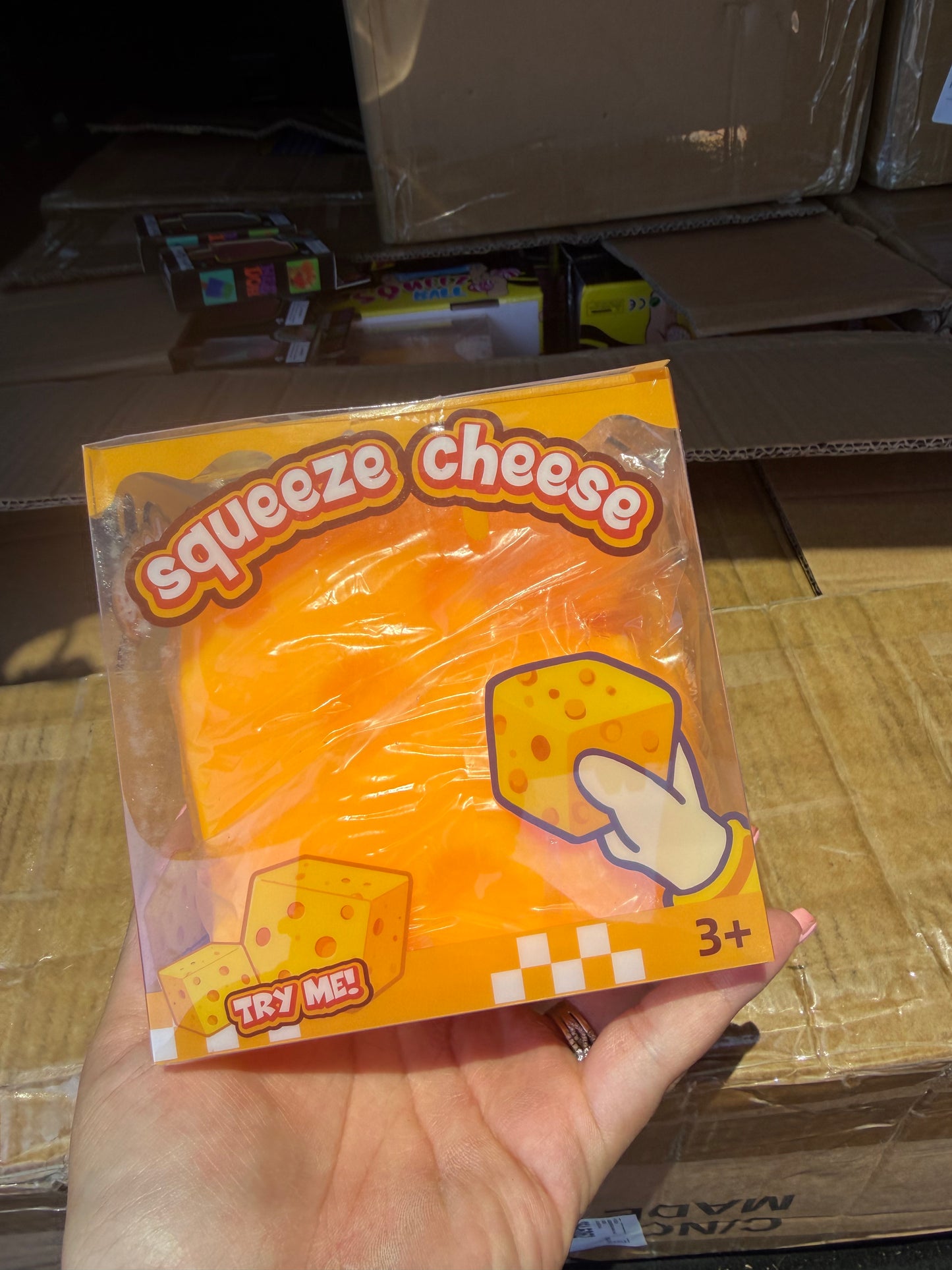 Big squeezy cheese