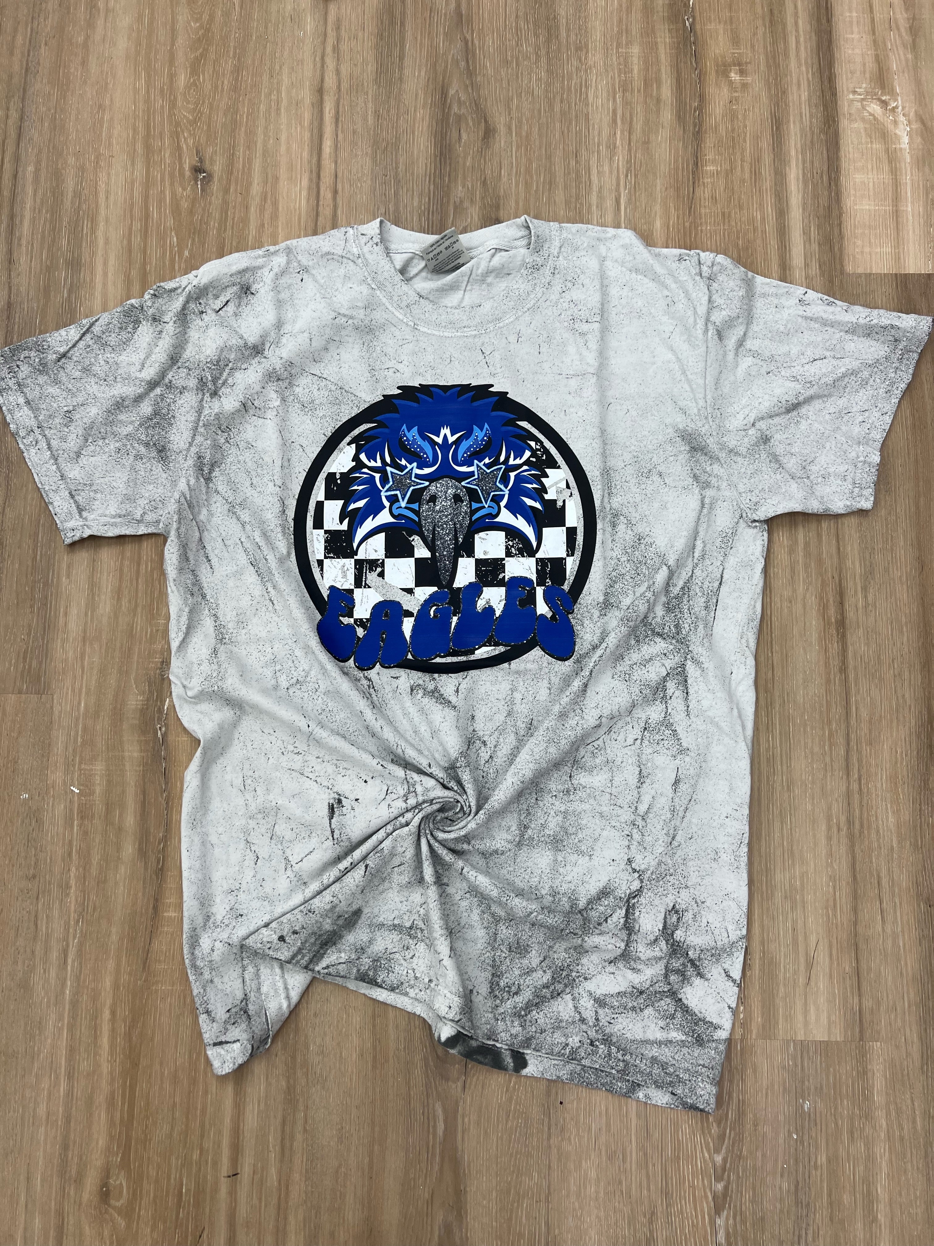 Eagles Checkered Circle Colorblast CC Tee