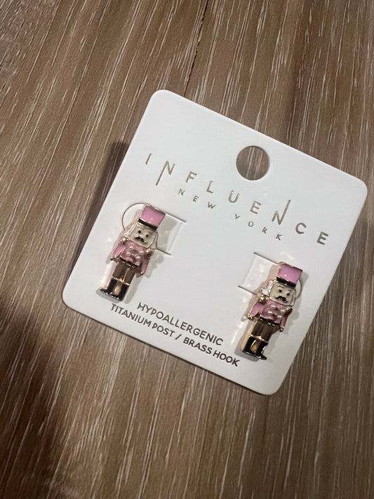 Mini Nutcracker Studs