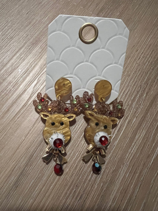 Rudolph Acrylic Dangles