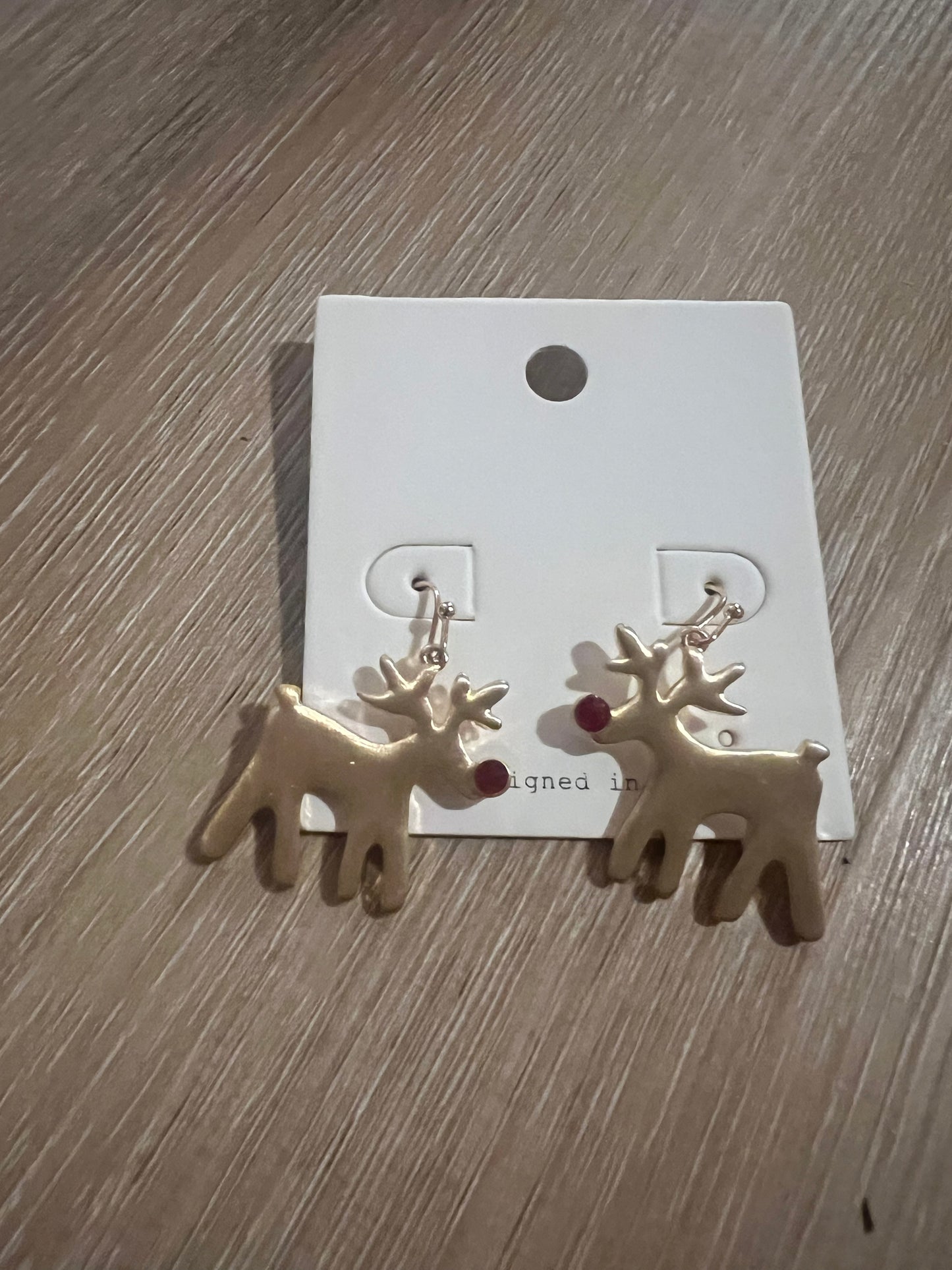 Red Nose Reindeer Dangles