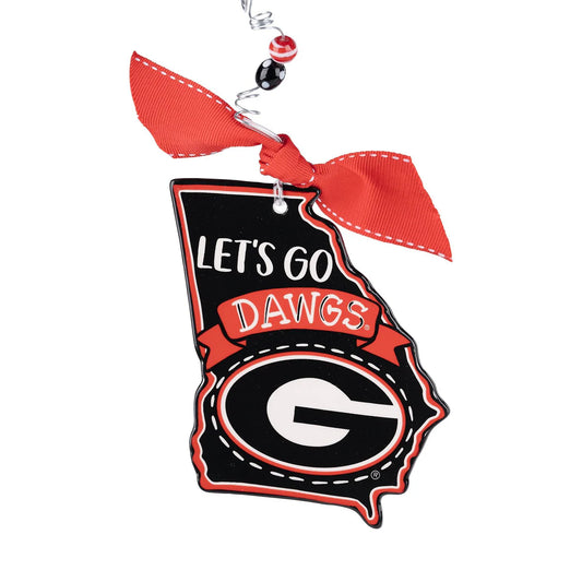 Let's Go Georgia Flat Ornament