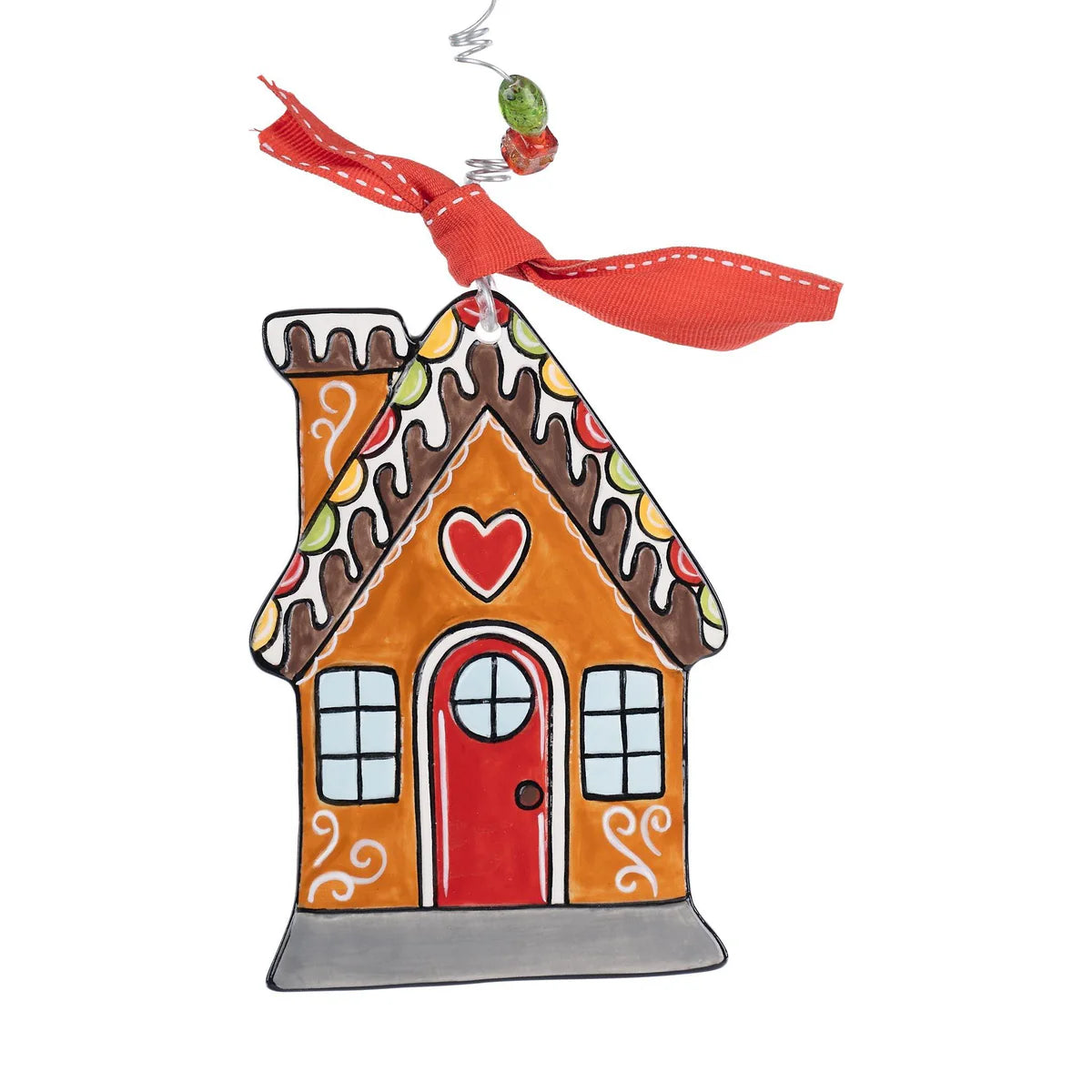 Gingerbread House Flat Ornament