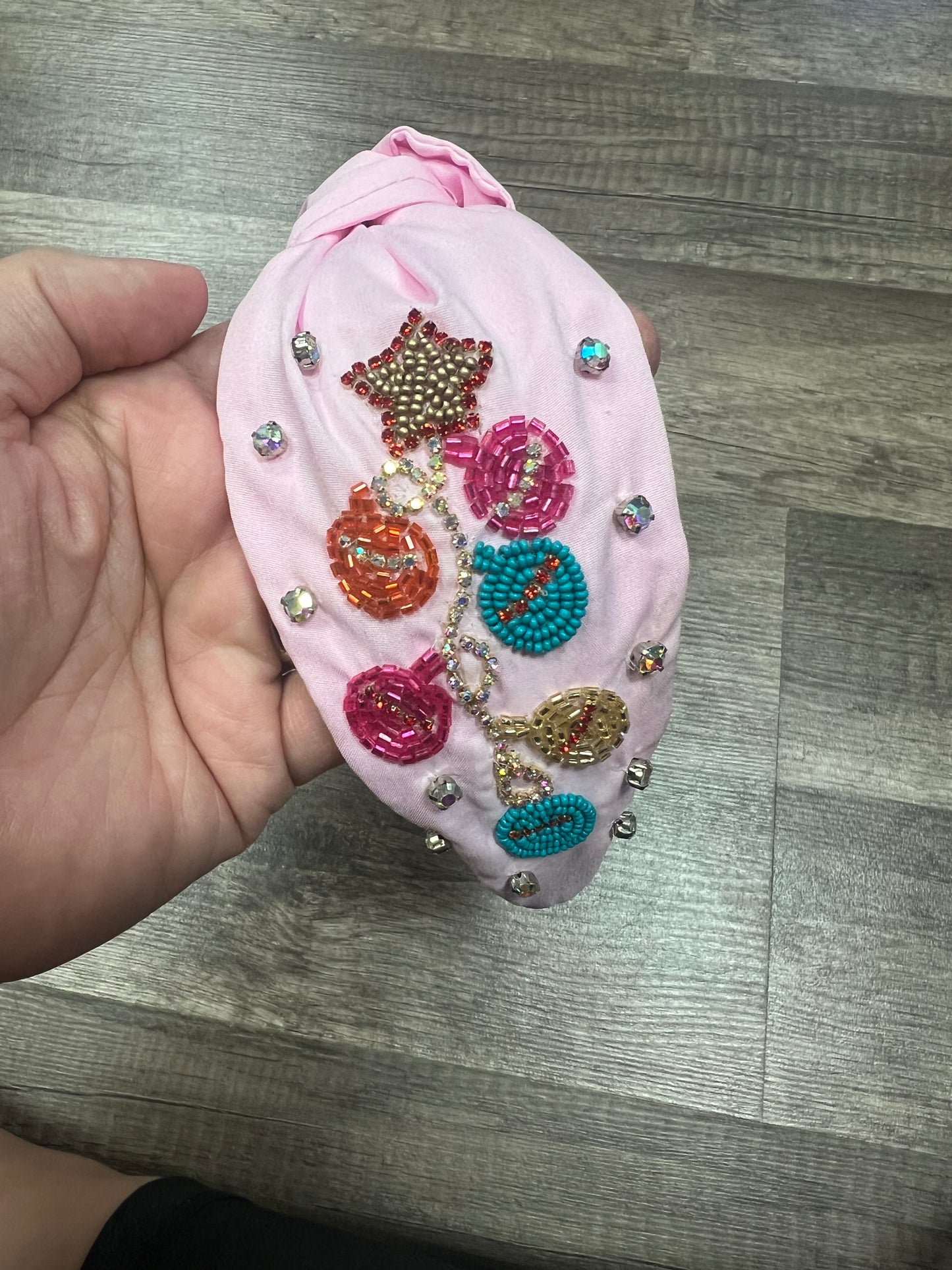 Pink Ornament Headband