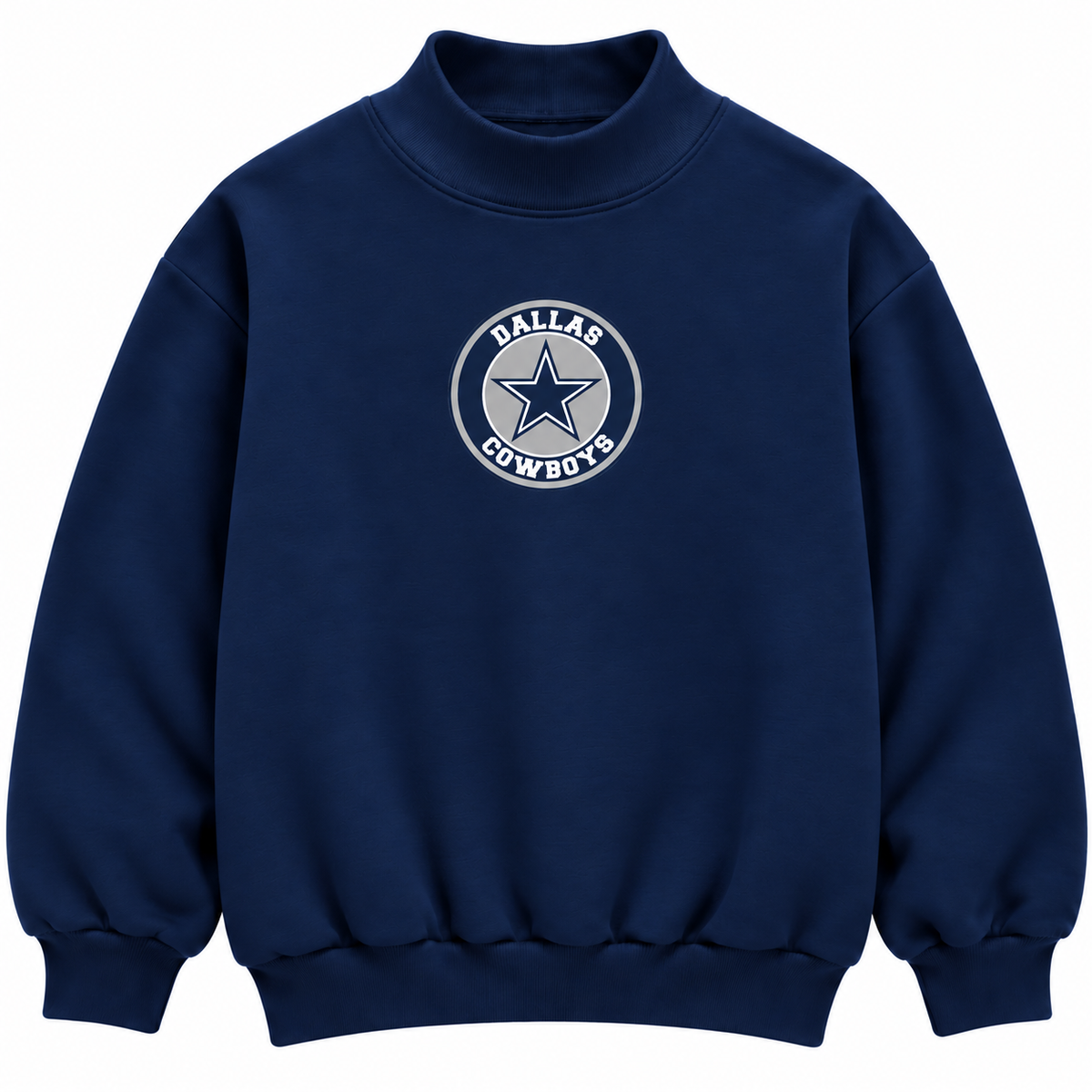 Dallas Cowboys Navy Mockneck Sale