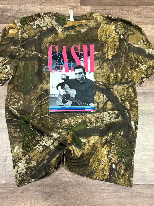 Johnny Cash Vintage camo tee