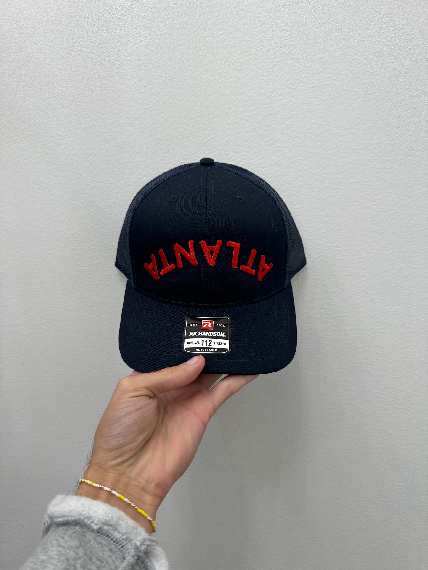 Upside Down Atlanta Embroidered Richardson Hat