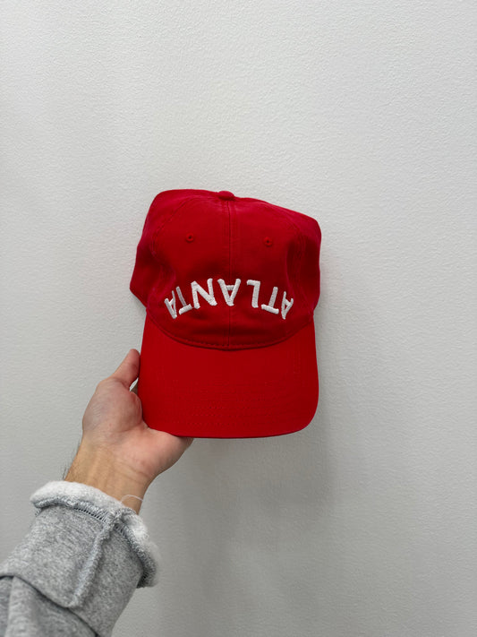 Upside Down Atlanta Baseball Cap