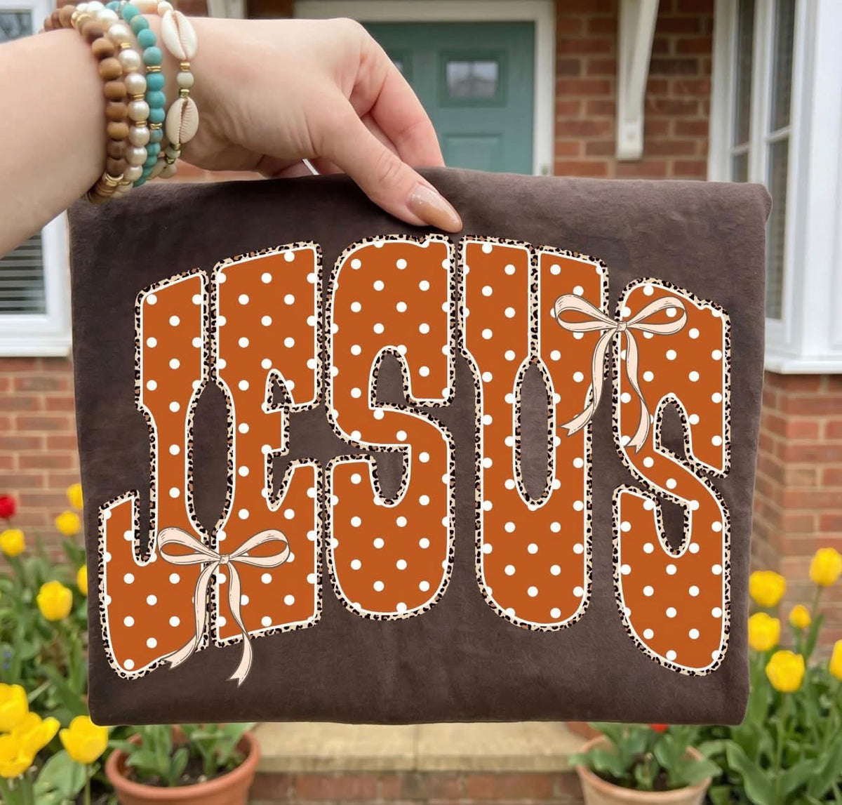 Jesus Long Sleeve Espresso Flash Sale