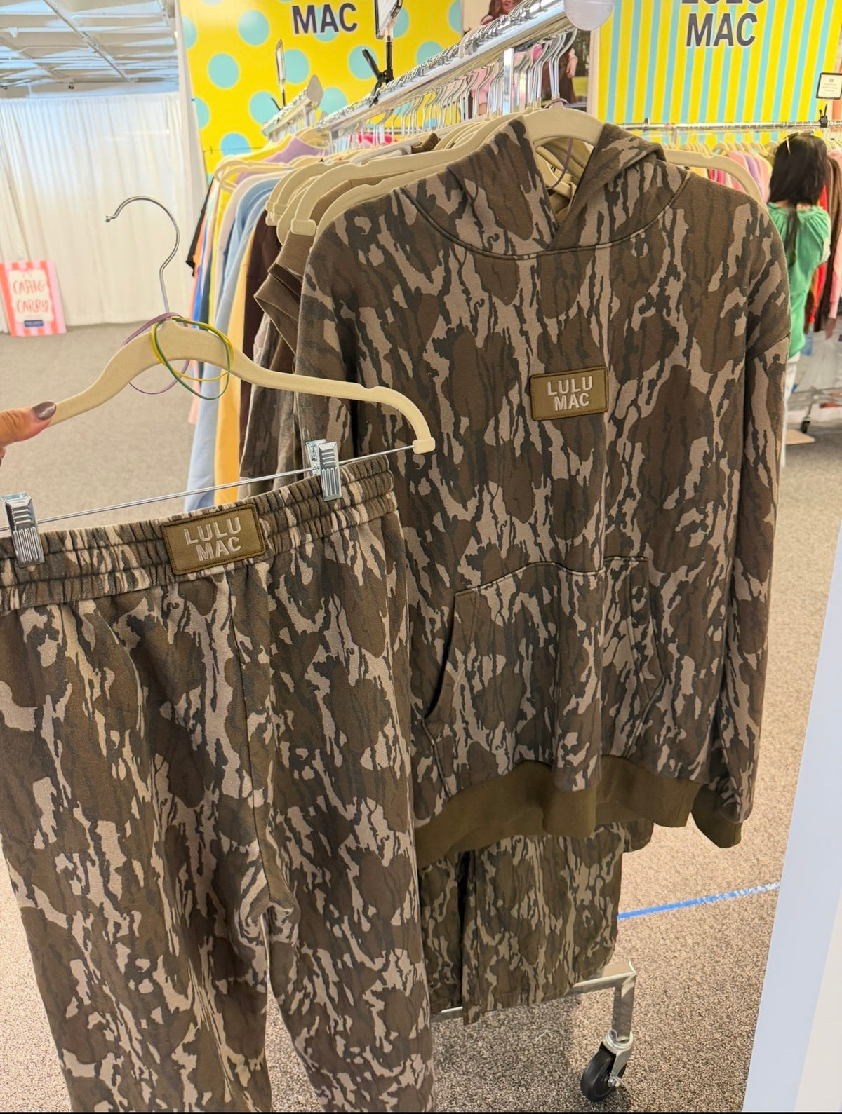 Lulu Mac Bottomland Mossy Oak Fleece Wide Leg Pant