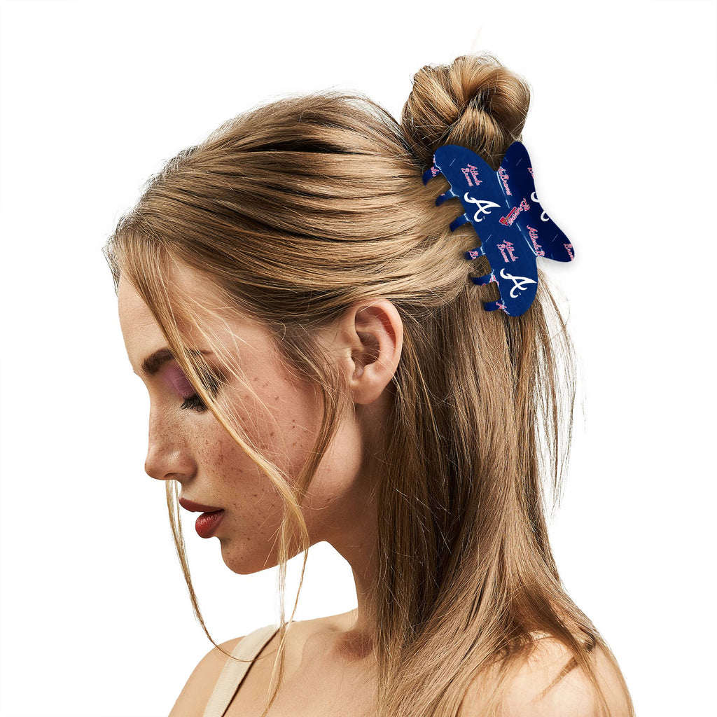 MLB Atlanta Braves Team Hair Claw Set