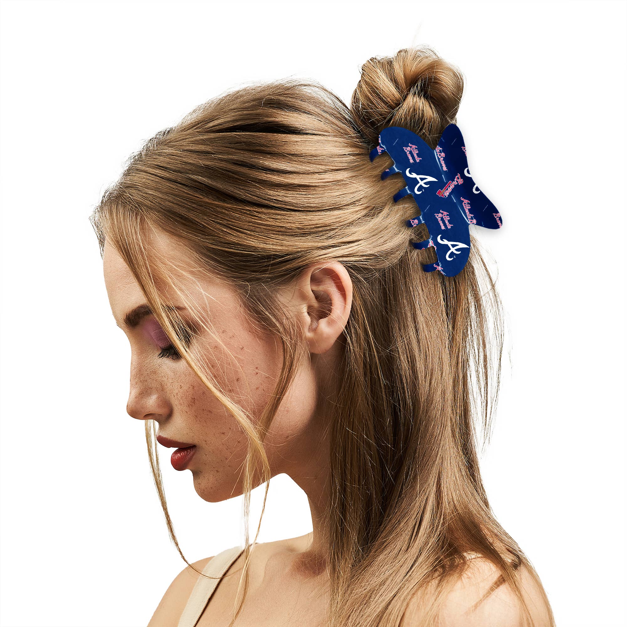 MLB Atlanta Braves Team Hair Claw Set
