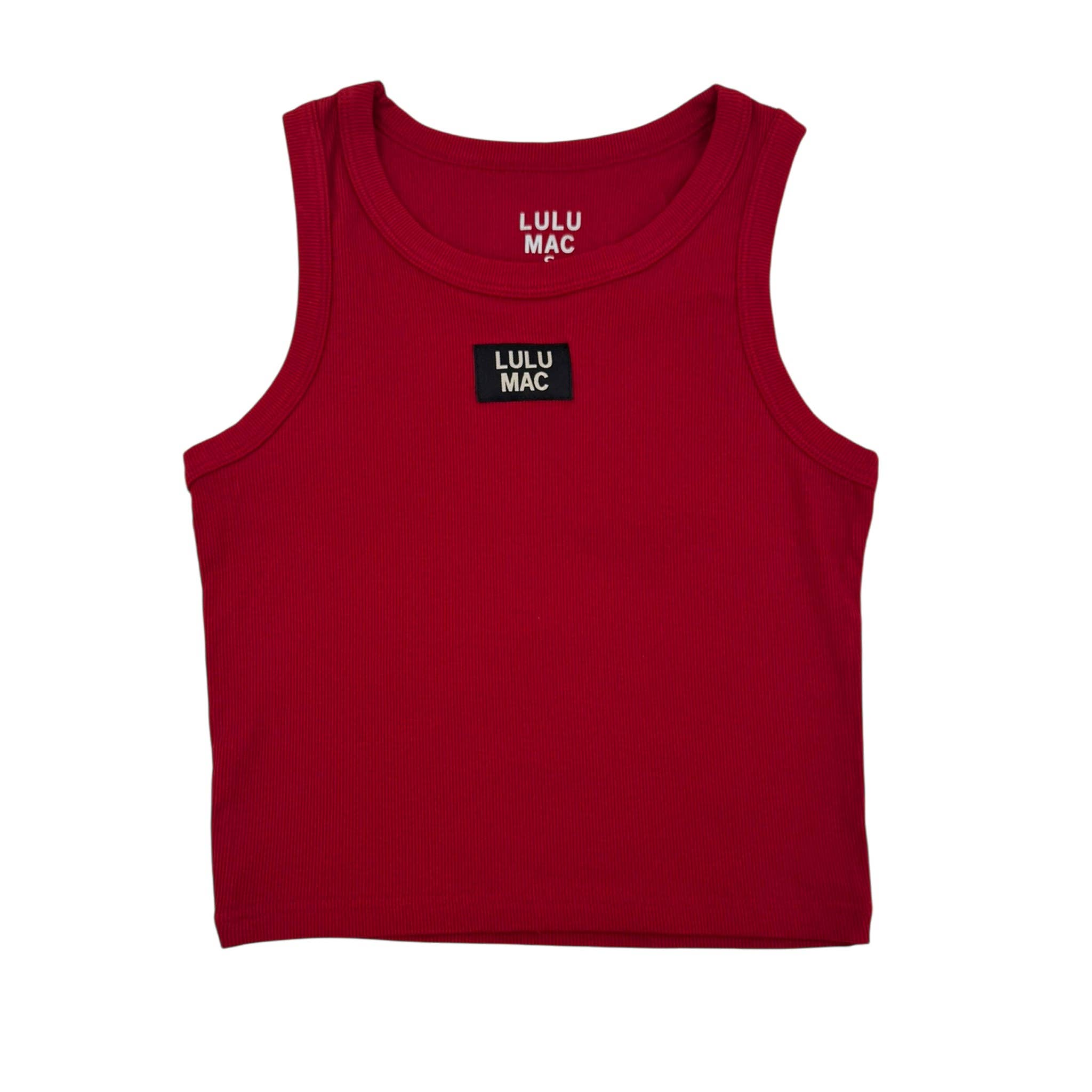 LULU MAC OG TANK- CARDINAL