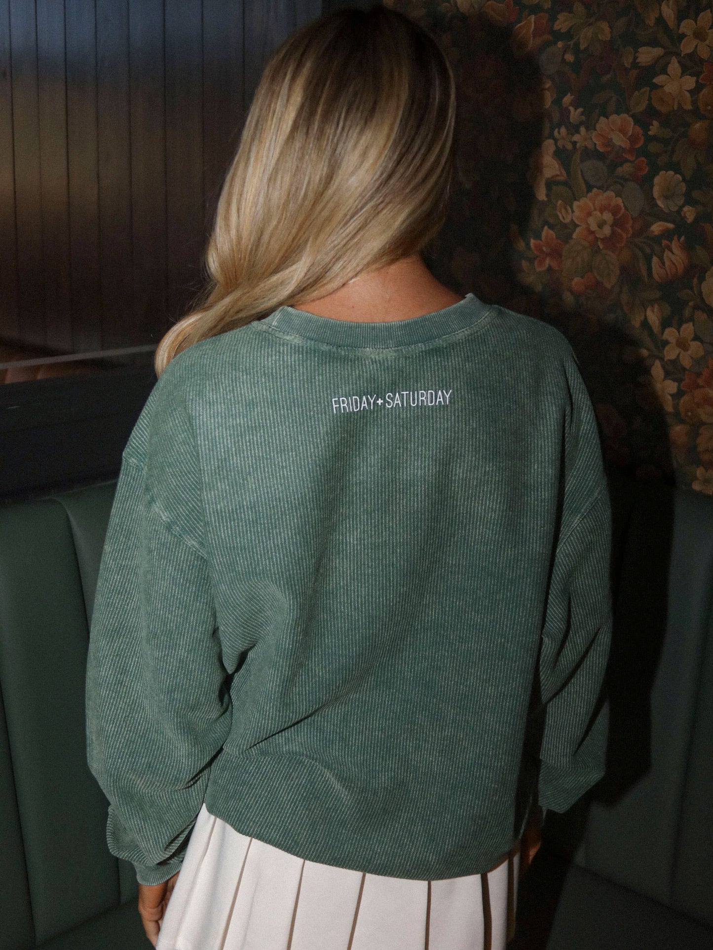 F+S: LUCKY CORDED SWEATSHIRT: L