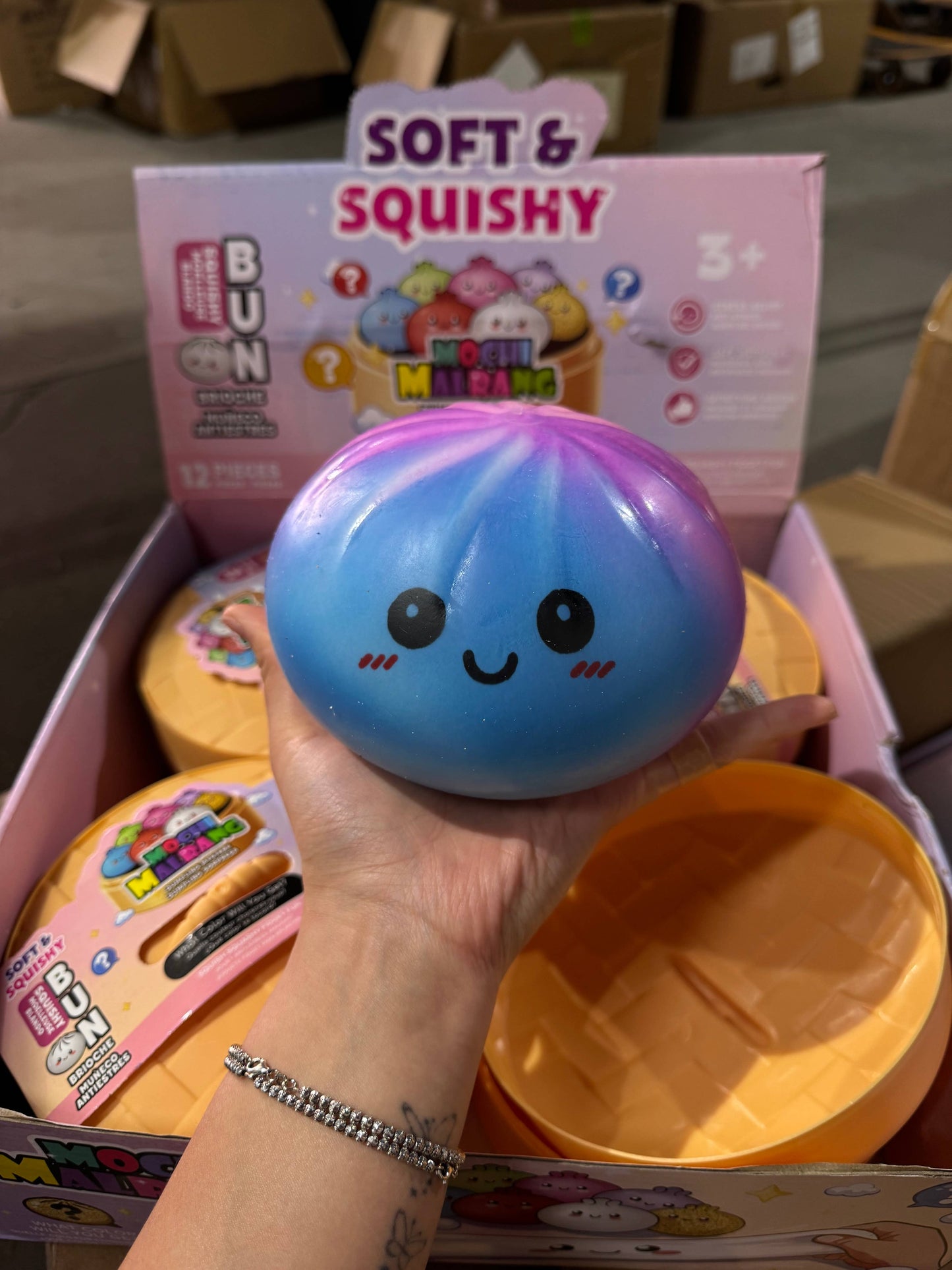 Jumbo TieDye Squishy Dumpling Toy