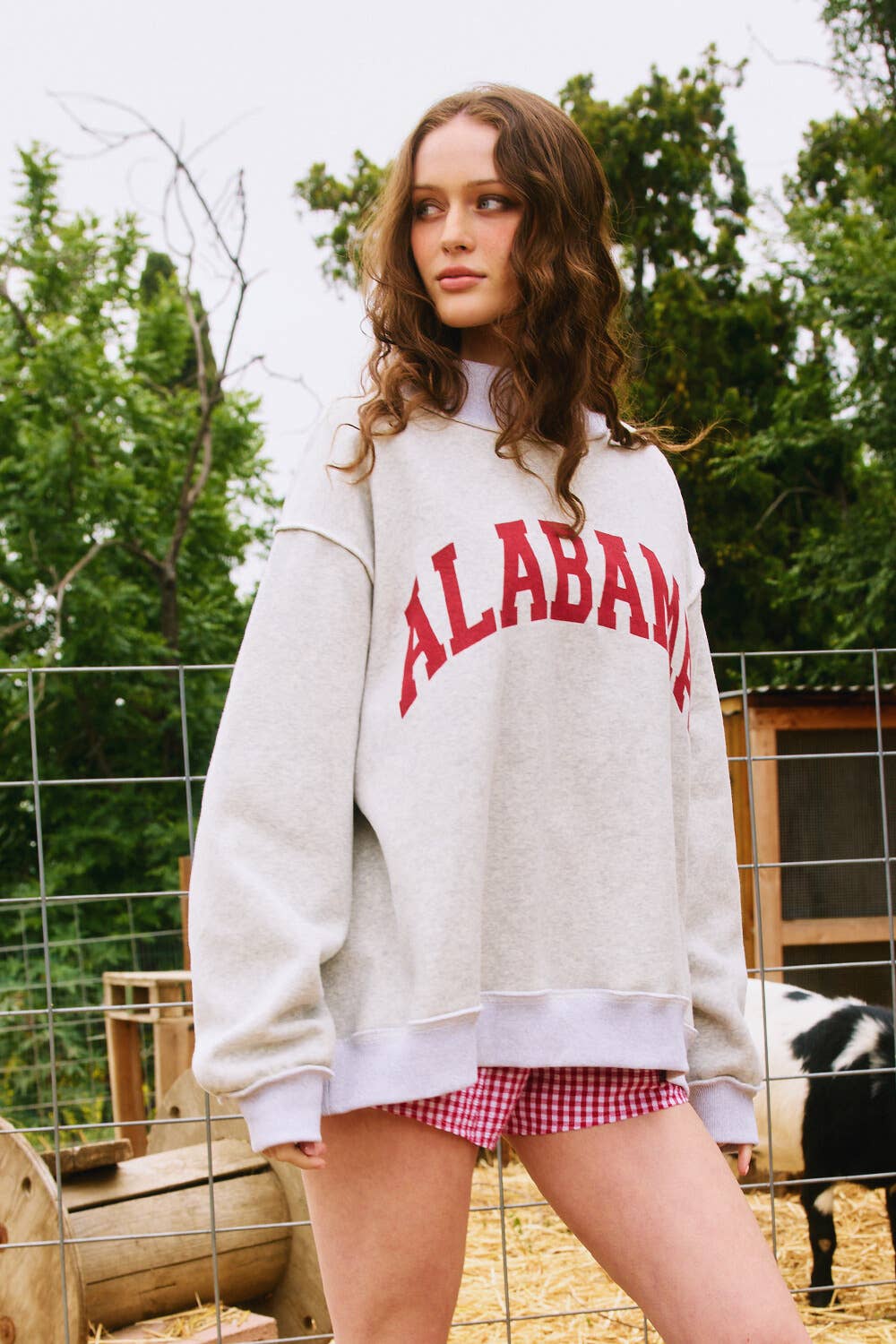 Alabama reversible mockneck sweatshirt