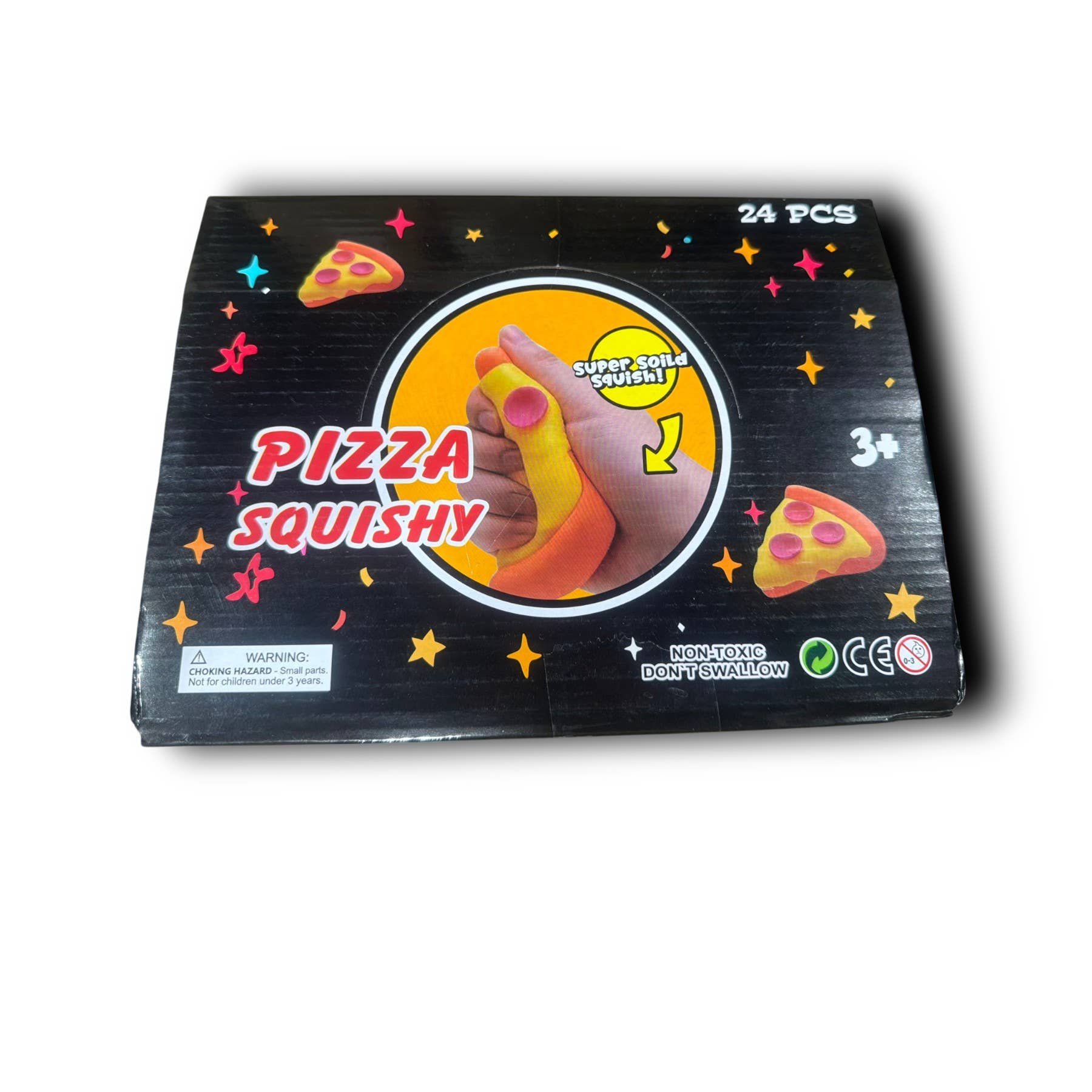 Pizza Squishy Super Solid Squish Toy (taba feel)